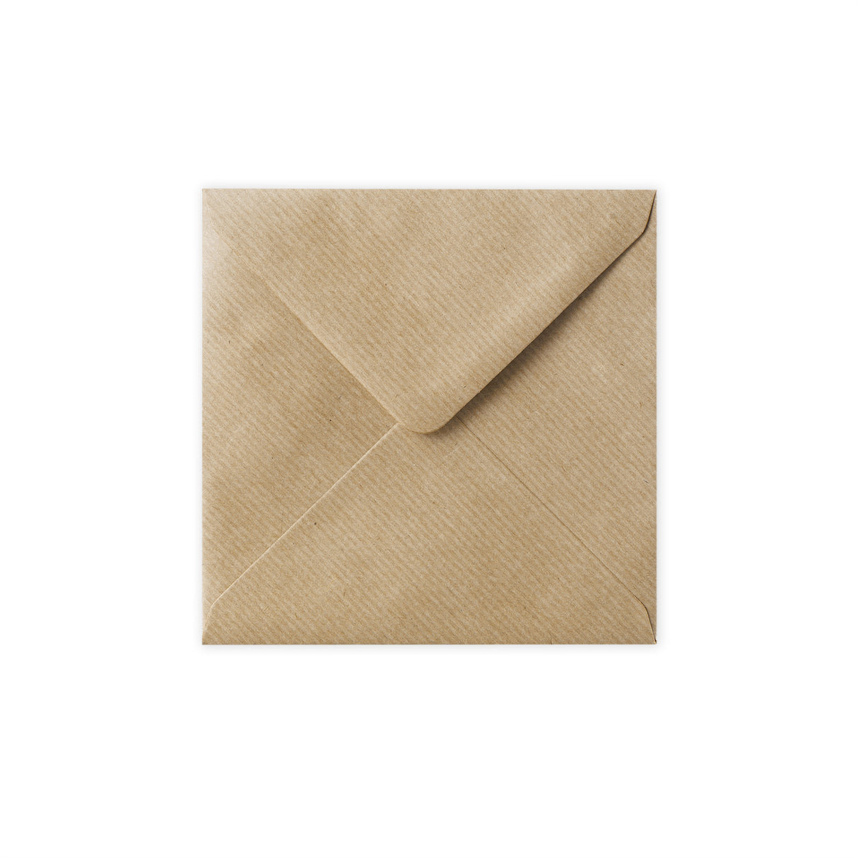 Ribbed Kraft Envelope 140x140mm