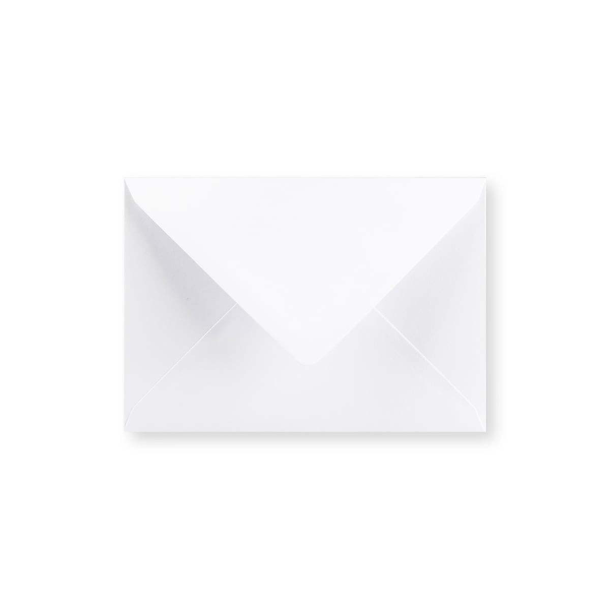 C6 White Envelope - Diamond Flap (114 x 162mm)