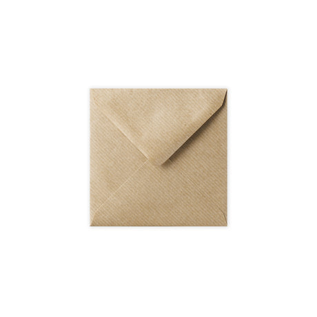 Ribbed Kraft Envelope  116x116 mm