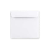White Envelope - Straight Flap 155x155 mm