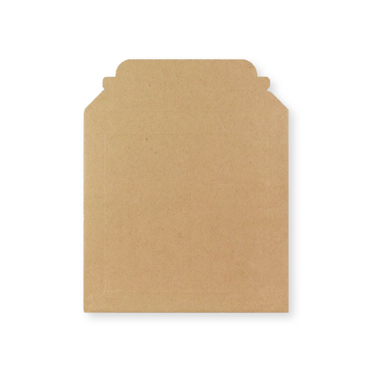 Manila Brown Peel & Seal Rigid Board Mailers Envelope (180 x 180mm)