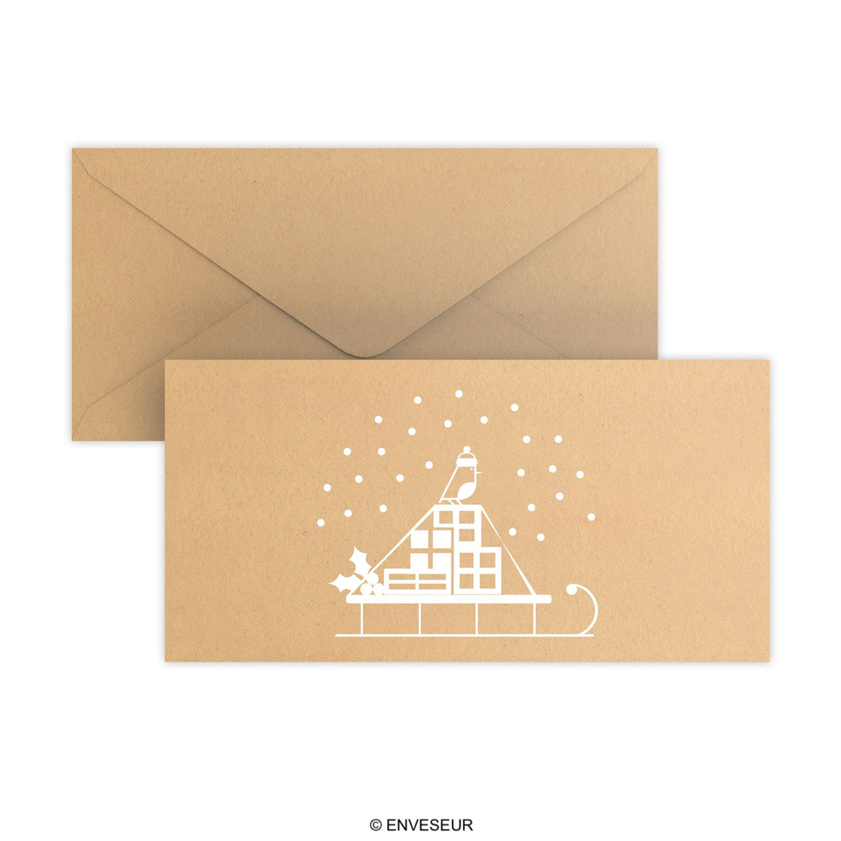 Christmas Envelope – Snow Sled