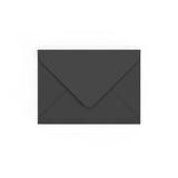 Black British Made Gummed V-Flap Envelope (133 x 184mm)