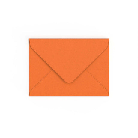 Flame Orange British Made Gummed V-Flap Envelope (133 x 184mm)