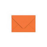 C6 Flame Orange British Made Gummed V-Flap Envelope (114 x 162mm)