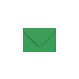 C7 Kelly Green British Made Gummed V-Flap Envelope (82 x 113mm)