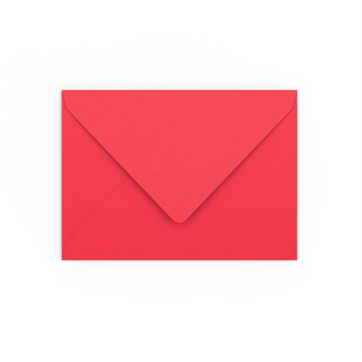 Bright Red Gummed V-Flap Envelope (133 x 184mm)