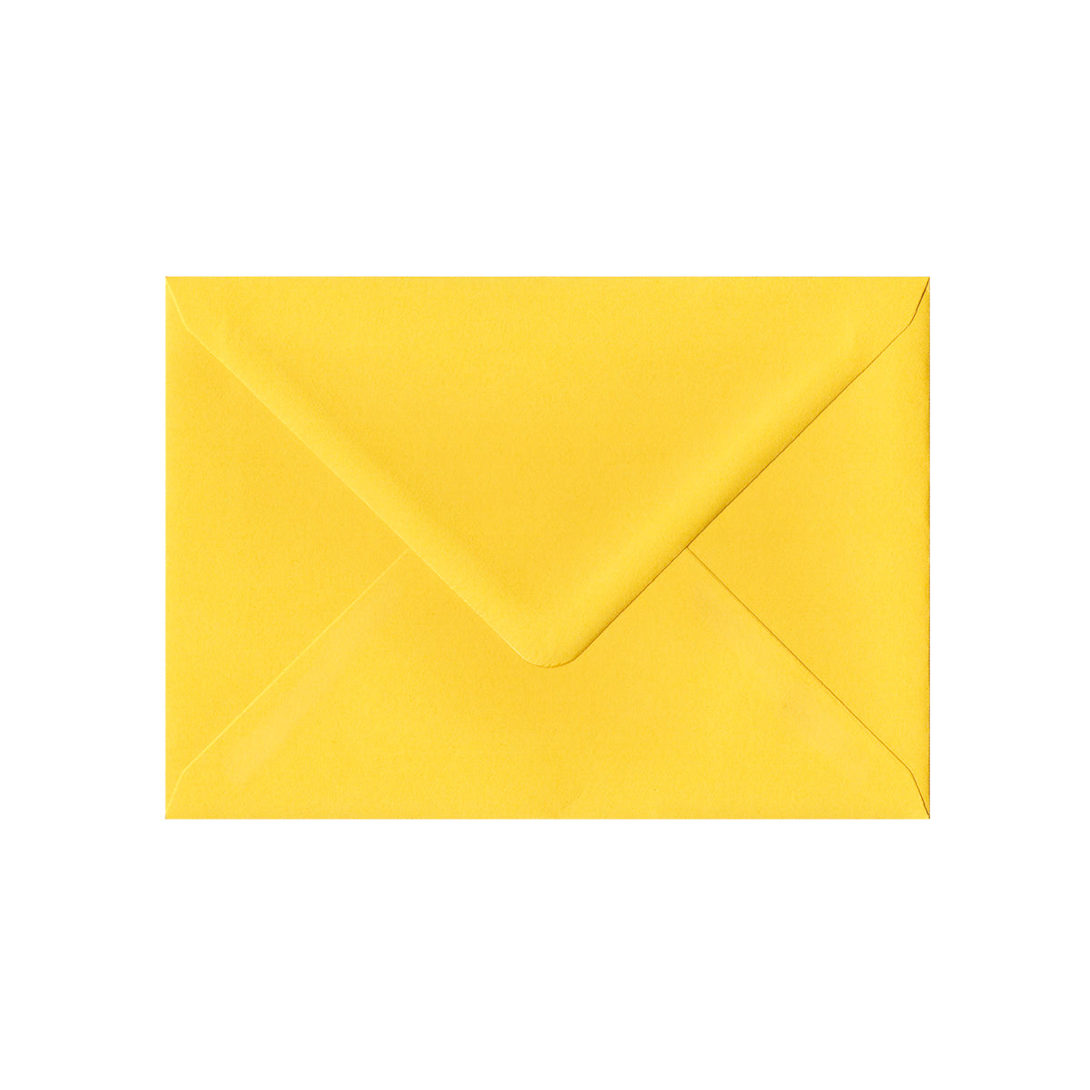 Mid Yellow Gummed V-Flap Envelope (133 x 184mm)