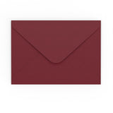 Burgundy envelopes