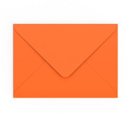 C5 Orange Gummed V-Flap Envelope (162 x 229mm)
