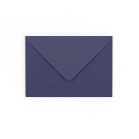 C6 Dark Blue Gummed V-Flap Envelope (114 x 162mm)