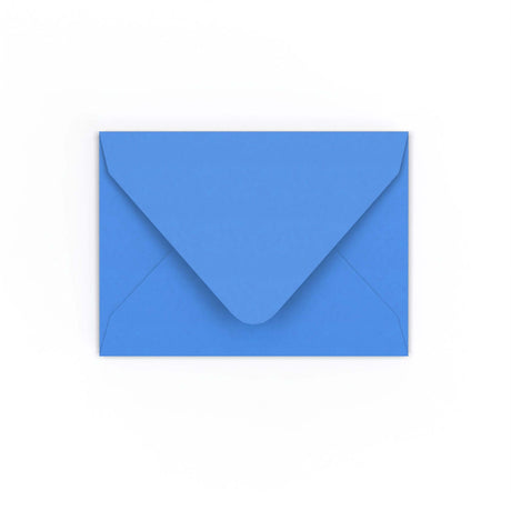 C7 Bright Blue Gummed V-Flap Envelope (82 x 113mm)
