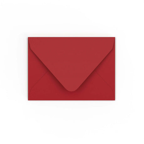C7 Dark Red Gummed V-Flap Envelope (82 x 113mm)