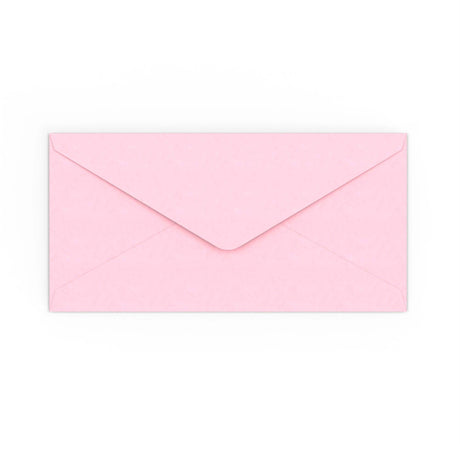 DL Pale Pink Gummed V-Flap Envelope (110 x 220mm)