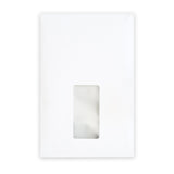 Valkoinen sivulevikekirjekuori ikkunalla 229x162x25 mm (C5)