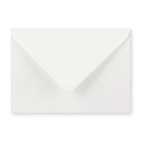 B6 White lightweight laid envelope 90gsm (125 x 175mm)