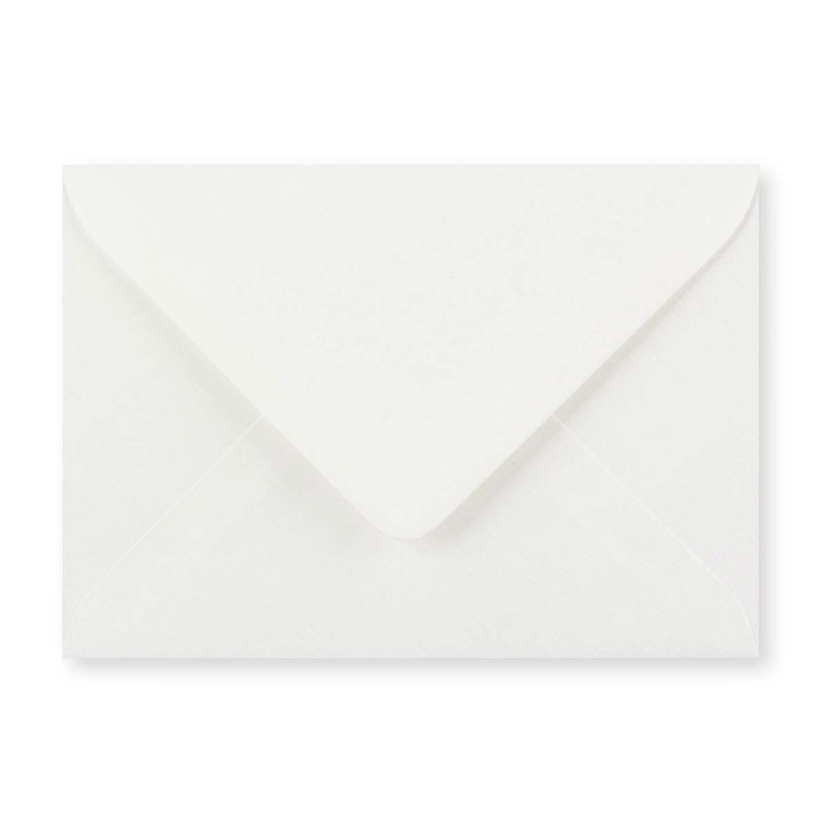 C6 White lightweight laid envelope 90gsm (114 x 162mm)