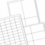 White Adhesive Labels