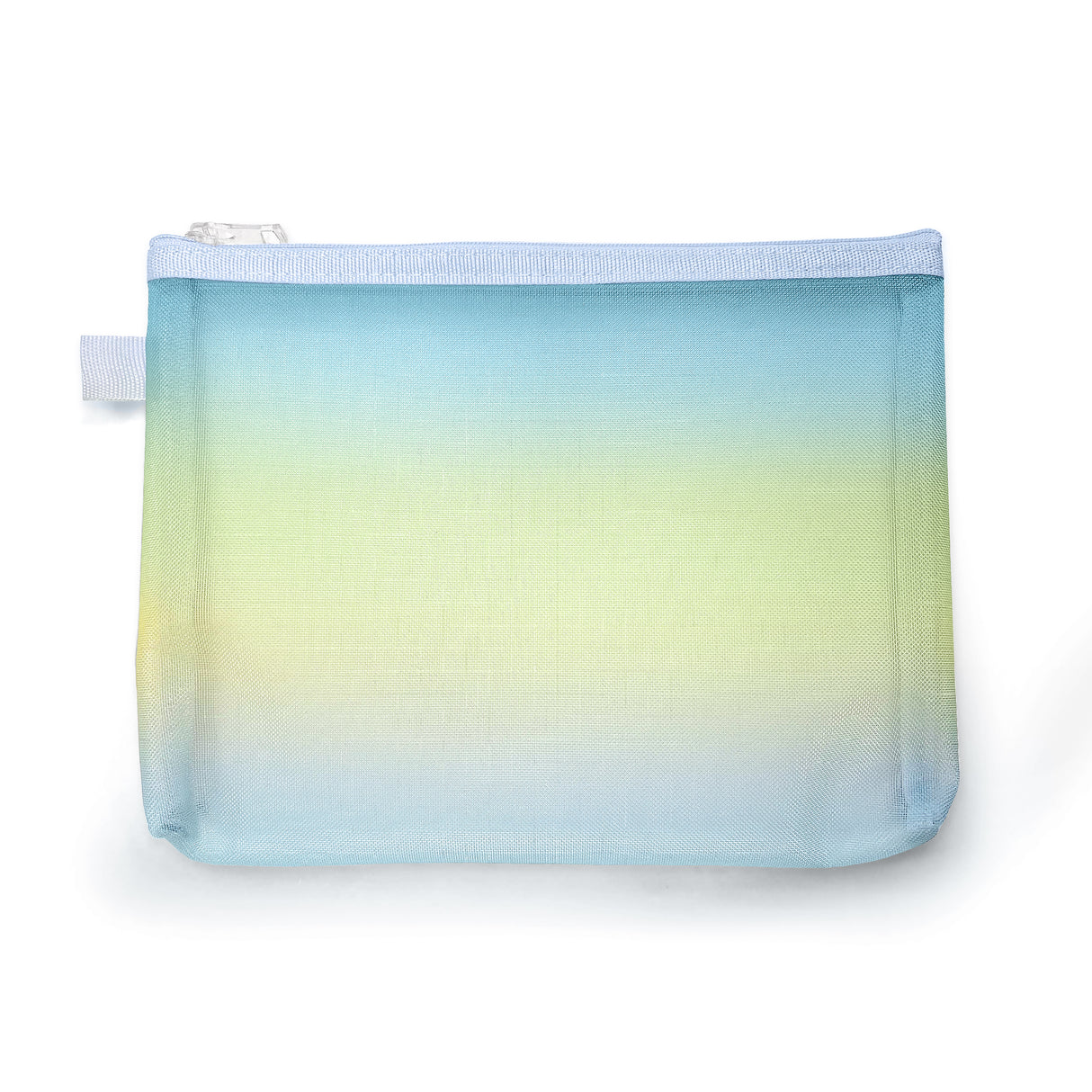 Gradient Nylon Mesh Zipper Pouch