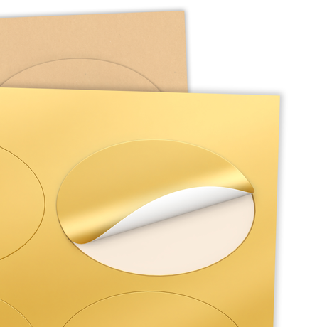 Oval Adhesive Labels