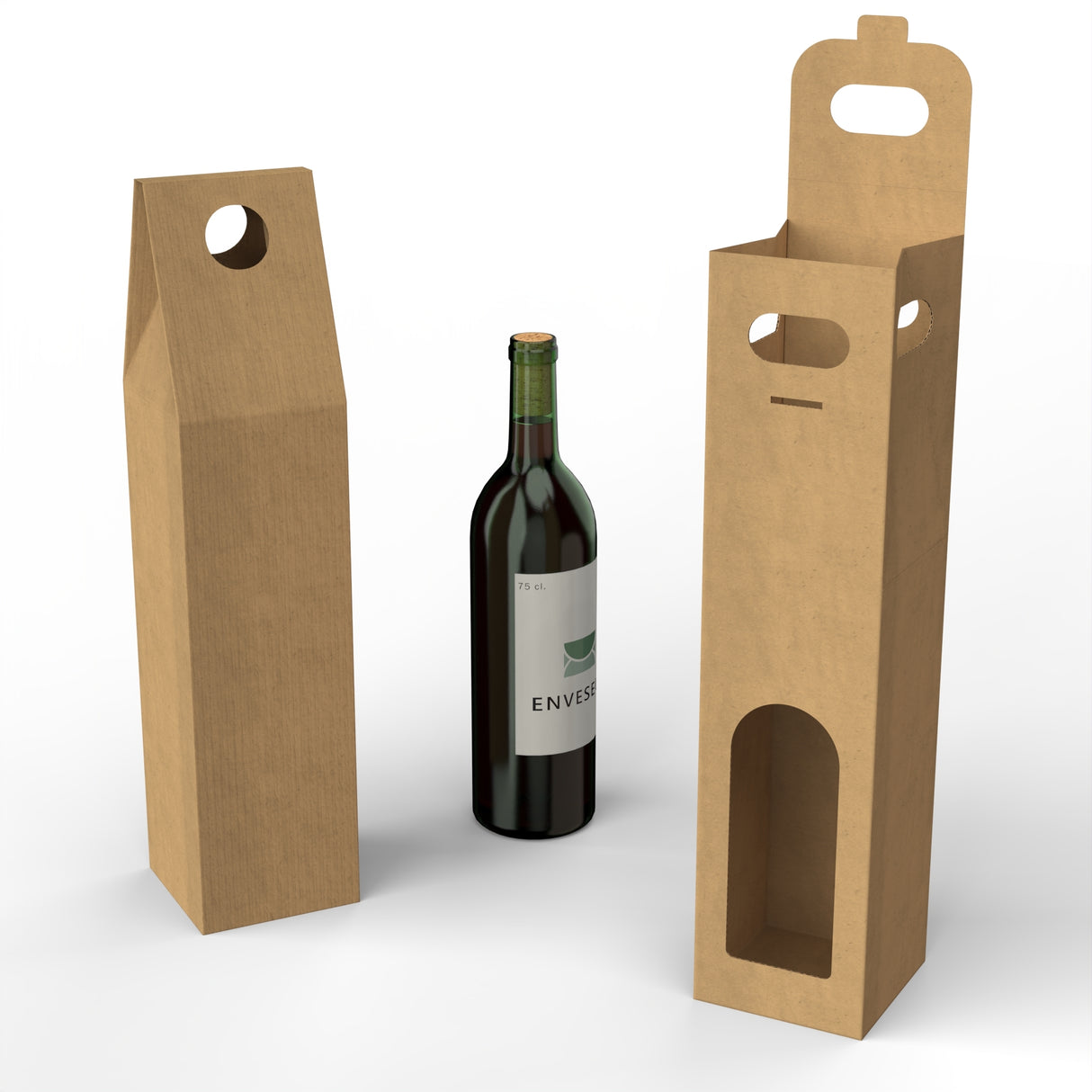 Cardboard Wine Bottle Case